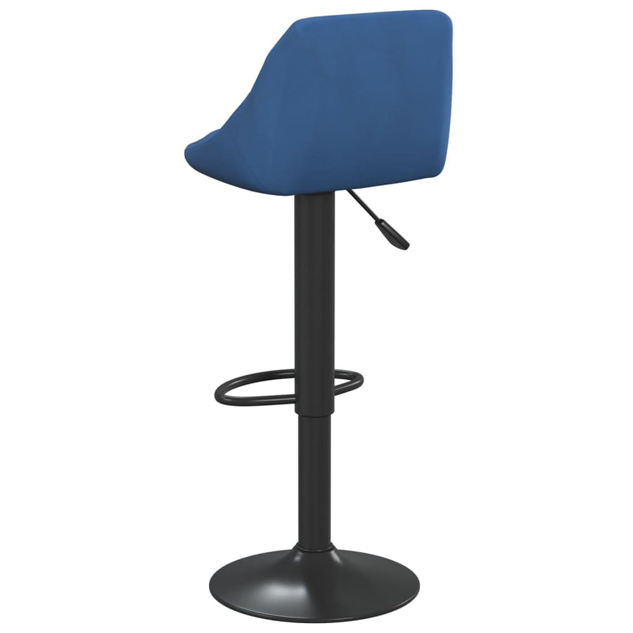 Barkrukken Fluweel 2 Blauw