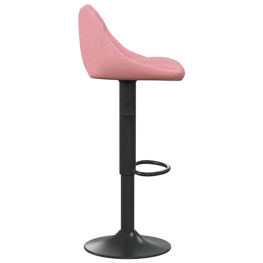 Barkrukken Fluweel 2 Roze