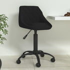 Dining chair velvet black