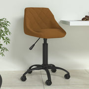 Dining chair velvet brown