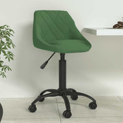 Dining chair velvet dark green