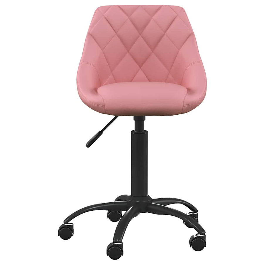 Eetkamerstoel Fluweel Roze