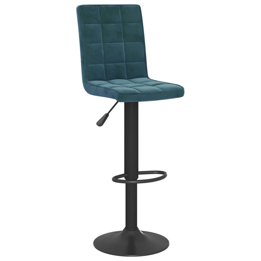Barkrukken Fluweel 2 Blauw