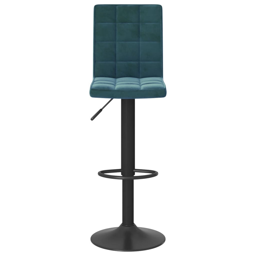 Barkrukken Fluweel 2 Blauw