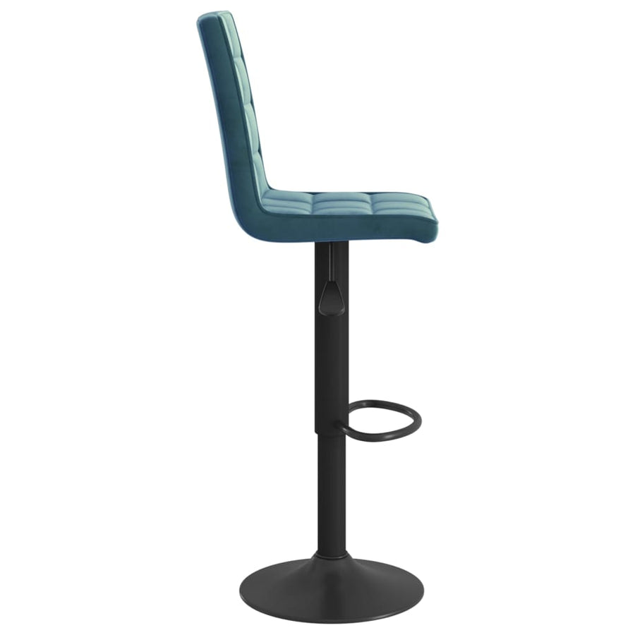 Barkrukken Fluweel 2 Blauw