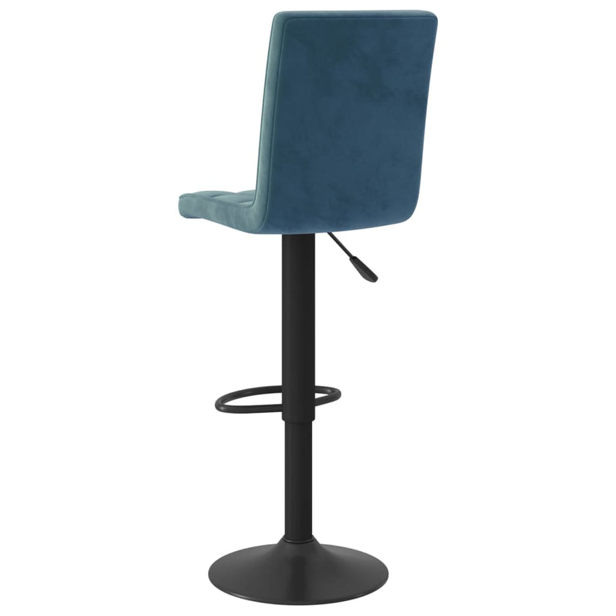 Barkrukken Fluweel 2 Blauw
