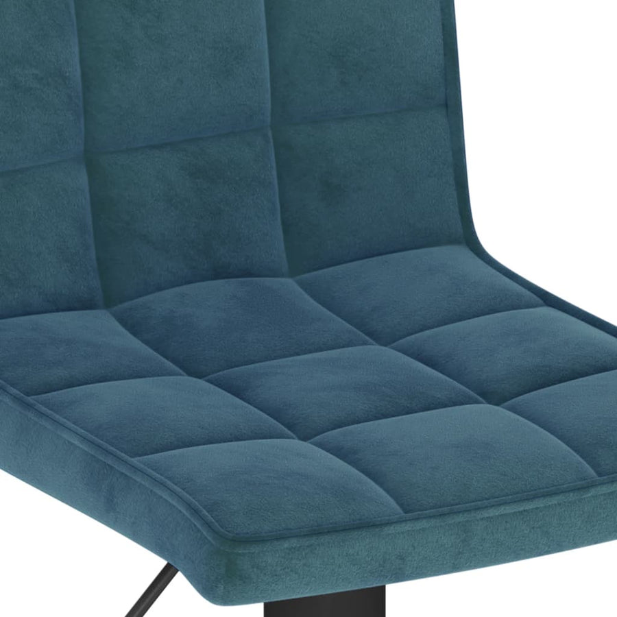 Barkrukken Fluweel 2 Blauw