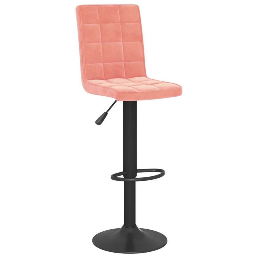 Barkrukken 2 St Fluweel Roze