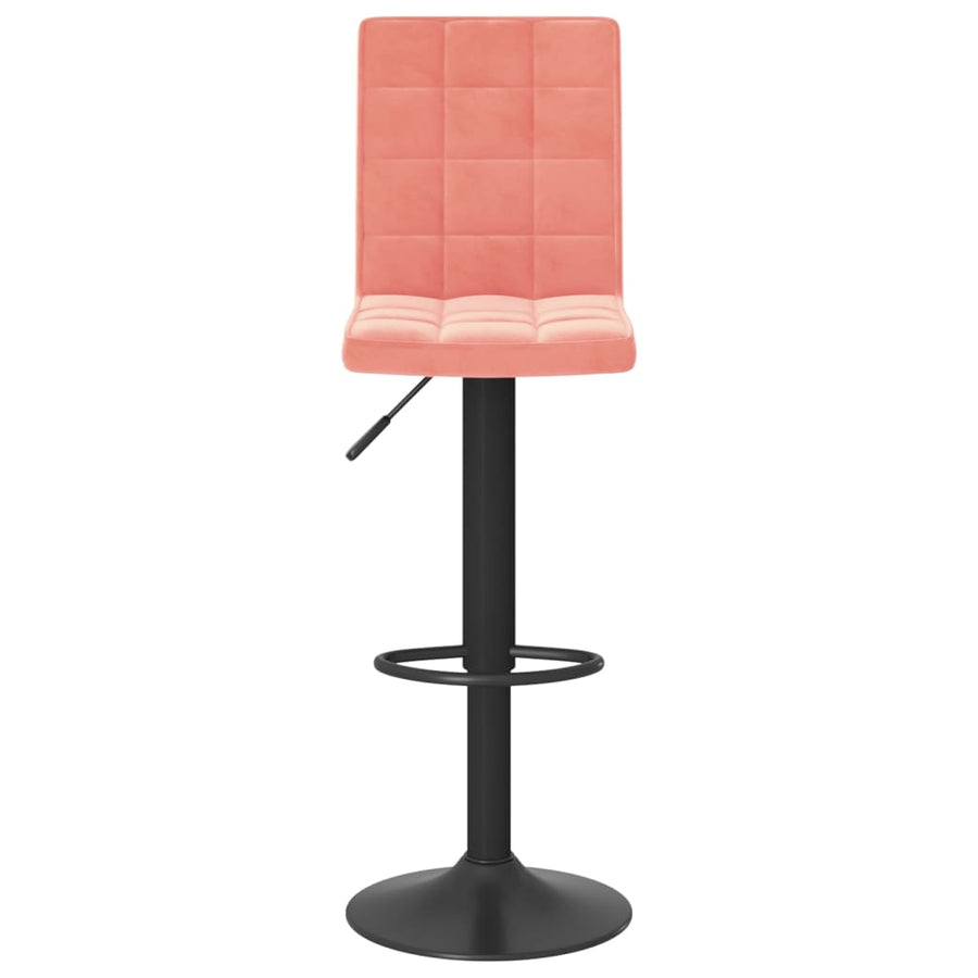 Barkrukken 2 St Fluweel Roze
