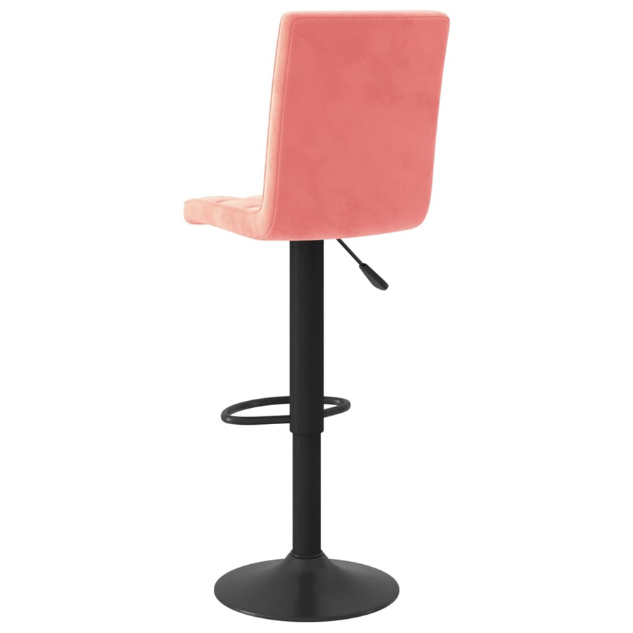 Barkrukken 2 St Fluweel Roze