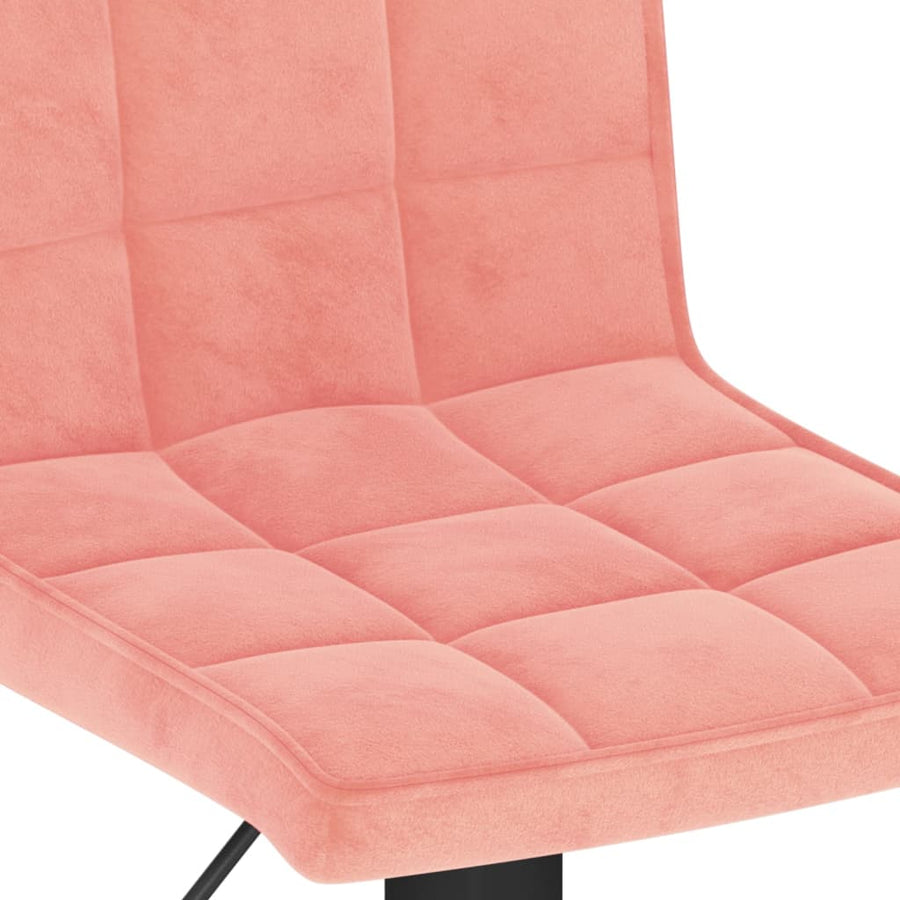 Barkrukken 2 St Fluweel Roze