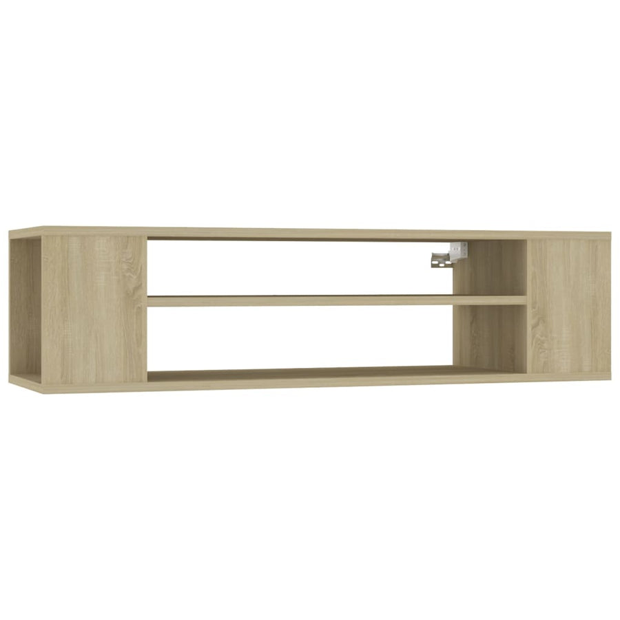 Tv-Hangmeubel 00X30X26,5 Cm Spaanplaat Kleurig Sonoma eiken