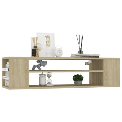 Tv-Hangmeubel 00X30X26,5 Cm Spaanplaat Kleurig Sonoma eiken
