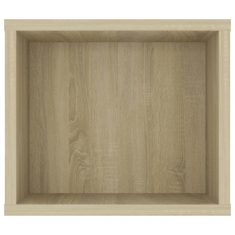 Tv-Hangmeubel 00X30X26,5 Cm Spaanplaat Kleurig Sonoma eiken