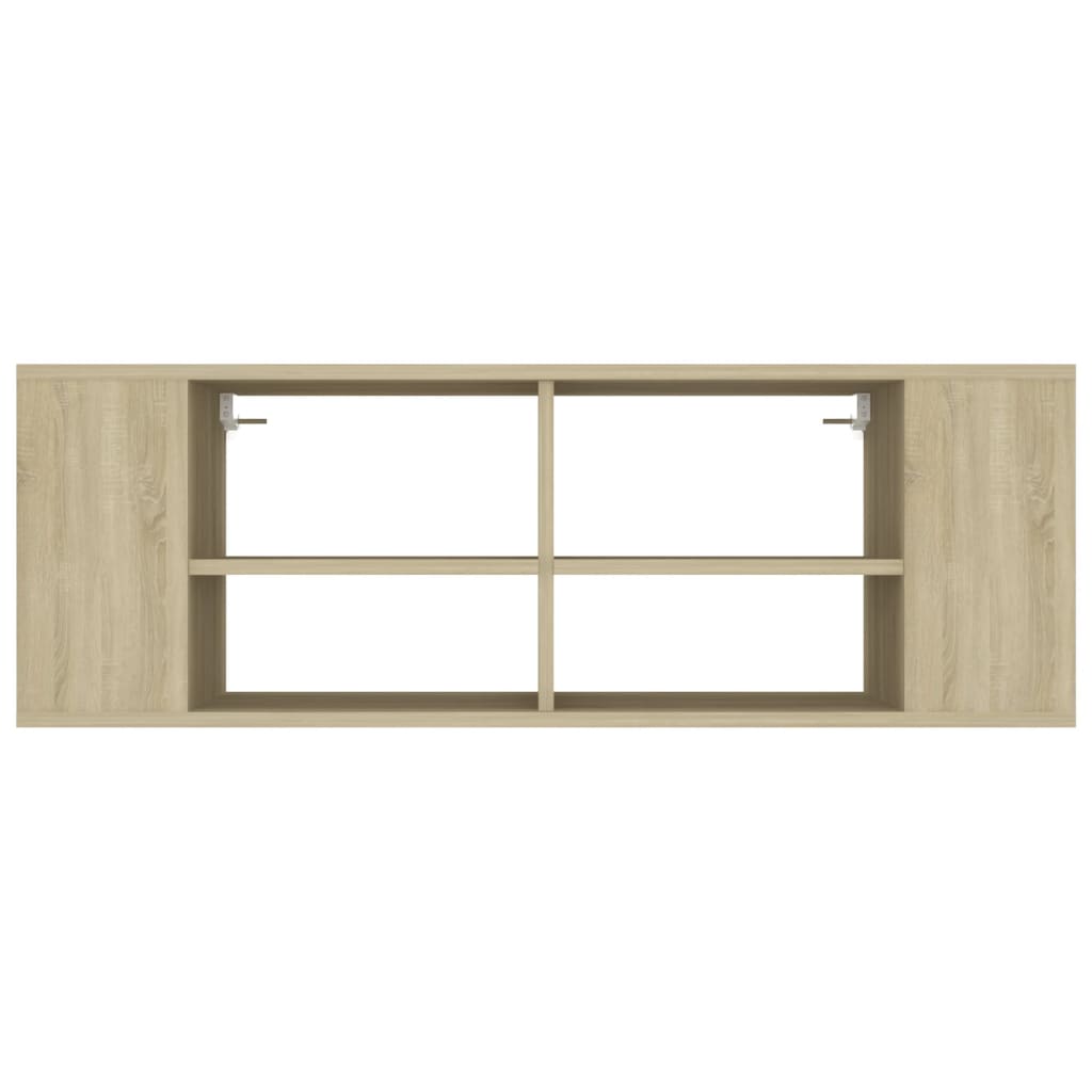 Tv-wandmeubel 102x35x35 cm bewerkt hout sonoma eikenkleurig