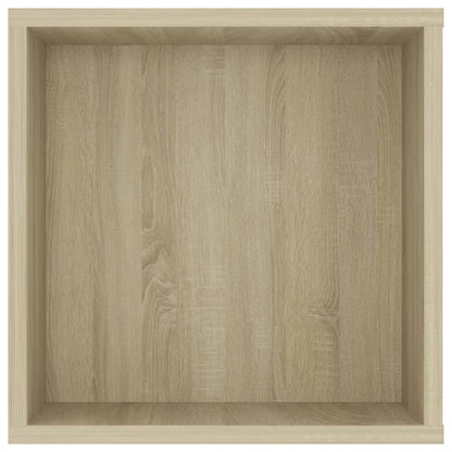Tv-wandmeubel 102x35x35 cm bewerkt hout sonoma eikenkleurig