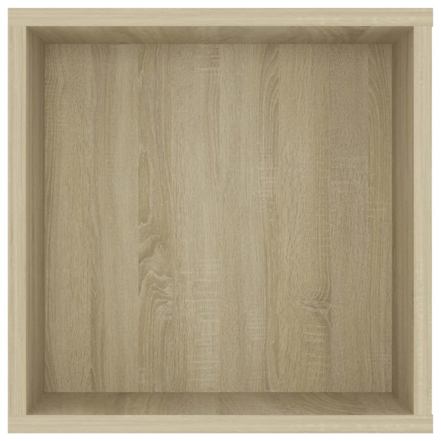 Tv-wandmeubel 102x35x35 cm bewerkt hout sonoma eikenkleurig