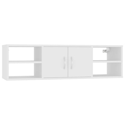 Wandschap 02X30X29 Cm Spaanplaat Wit