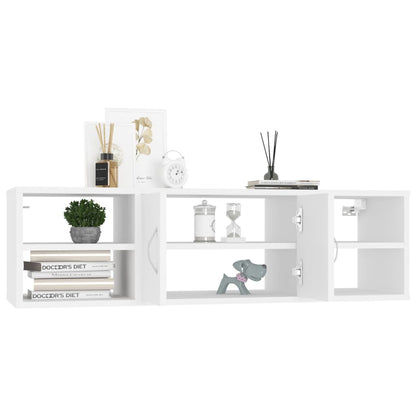 Wandschap 02X30X29 Cm Spaanplaat Wit