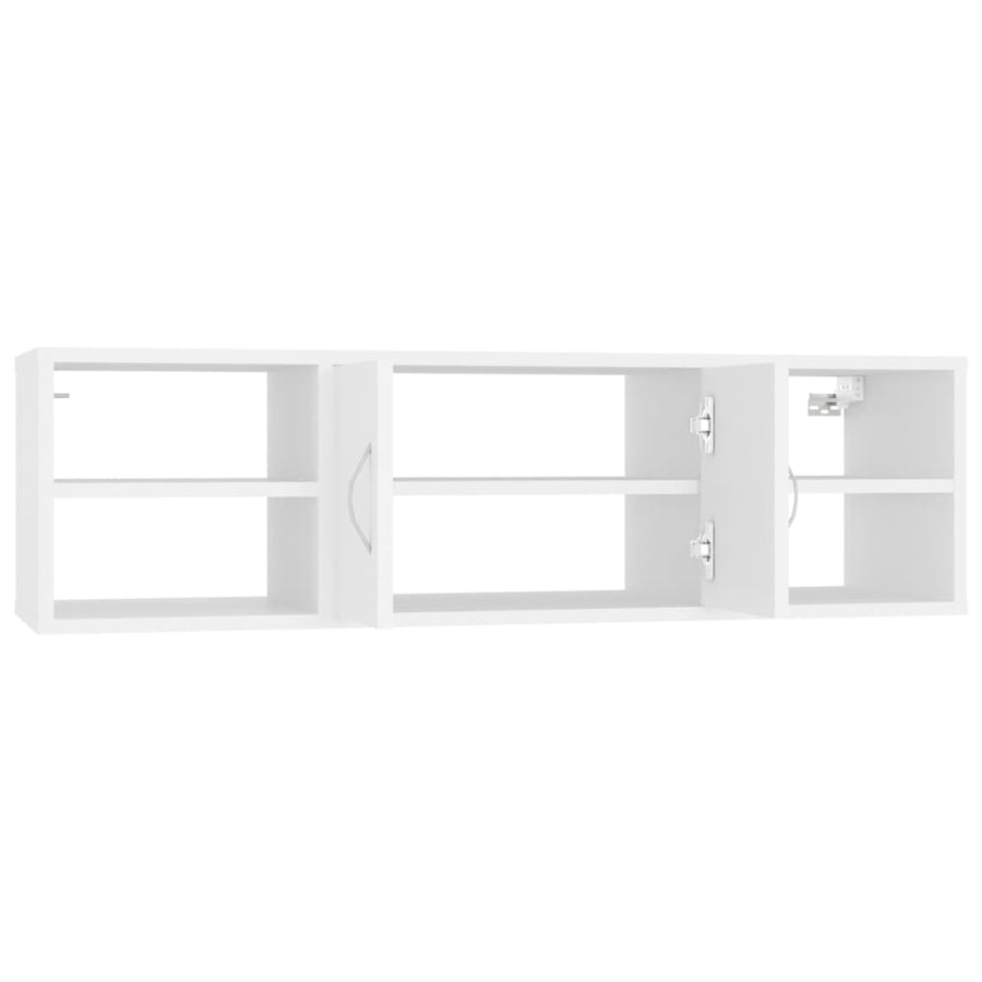 Wandschap 02X30X29 Cm Spaanplaat Wit