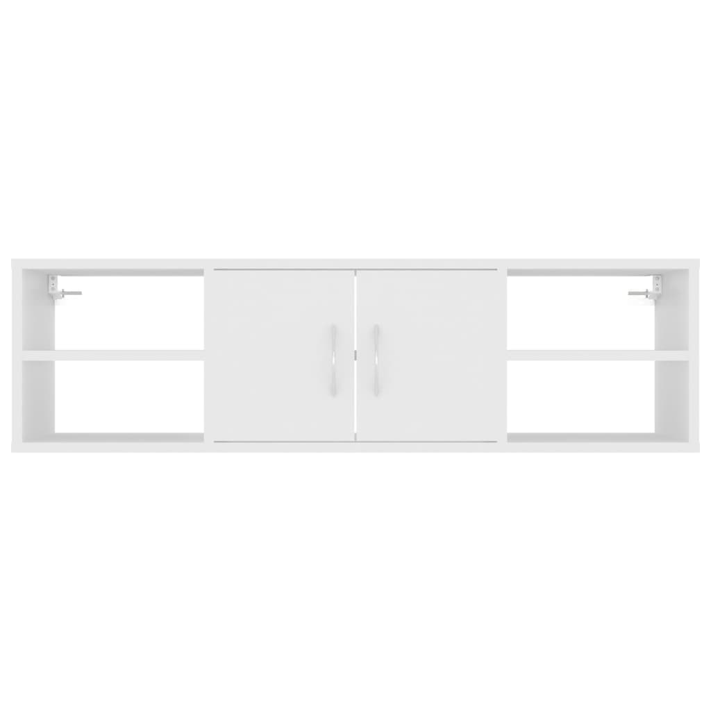 Wandschap 02X30X29 Cm Spaanplaat Wit
