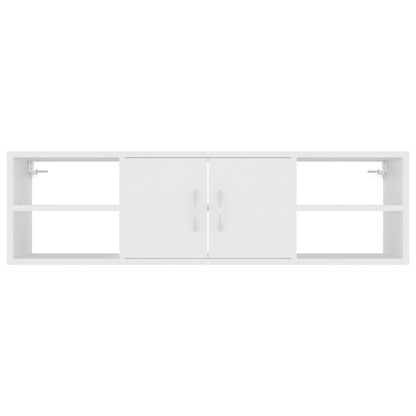 Wandschap 02X30X29 Cm Spaanplaat Wit