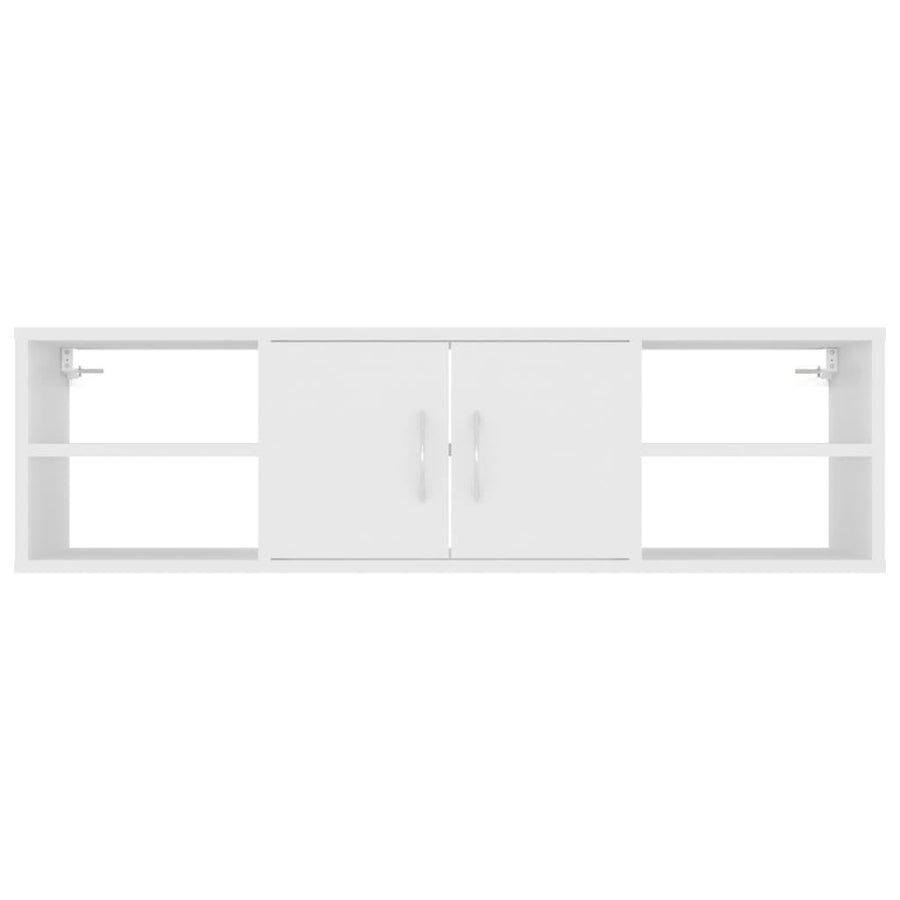 Wandschap 02X30X29 Cm Spaanplaat Wit