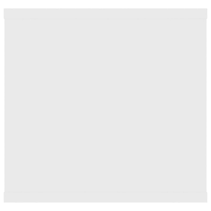 Wandschap 02X30X29 Cm Spaanplaat Wit