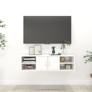 Wandschap 102x30x29 cm wit spaanplaat