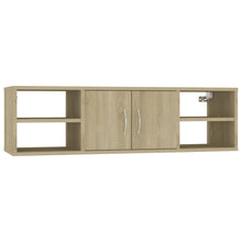 Wandschap 02X30X29 Cm Spaanplaat Kleurig Sonoma eiken