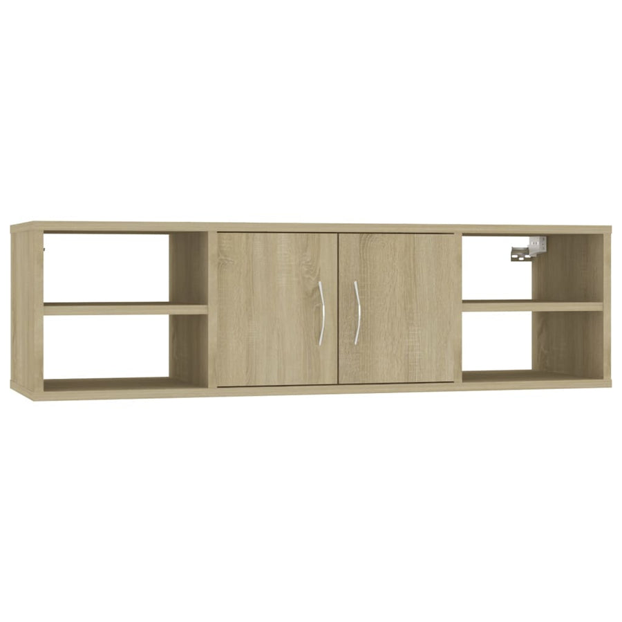 Wandschap 02X30X29 Cm Spaanplaat Kleurig Sonoma eiken