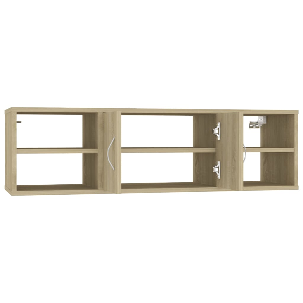 Wandschap 02X30X29 Cm Spaanplaat Kleurig Sonoma eiken