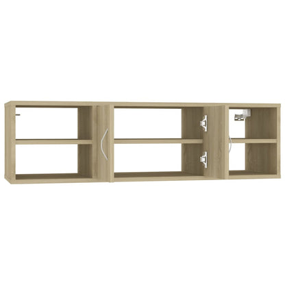 Wandschap 02X30X29 Cm Spaanplaat Kleurig Sonoma eiken