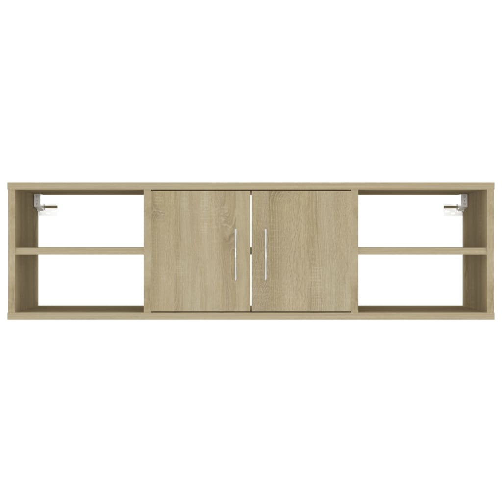 Wandschap 02X30X29 Cm Spaanplaat Kleurig Sonoma eiken