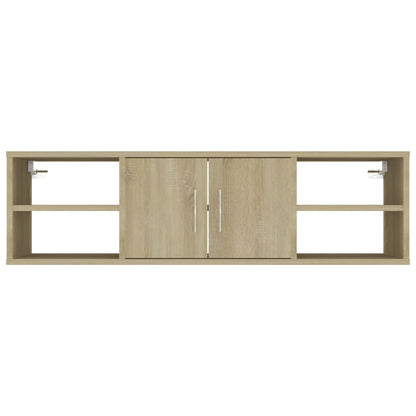 Wandschap 02X30X29 Cm Spaanplaat Kleurig Sonoma eiken
