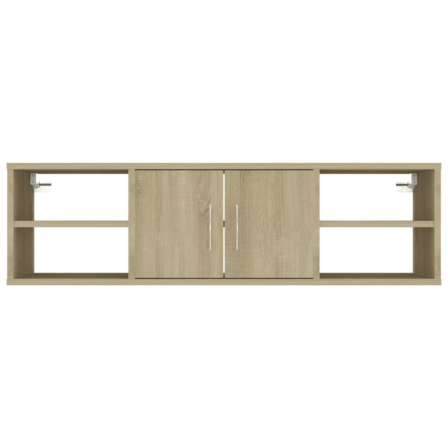 Wandschap 02X30X29 Cm Spaanplaat Kleurig Sonoma eiken