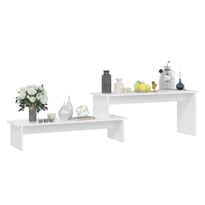 Tv-meubel 180x30x43 cm bewerkt hout wit