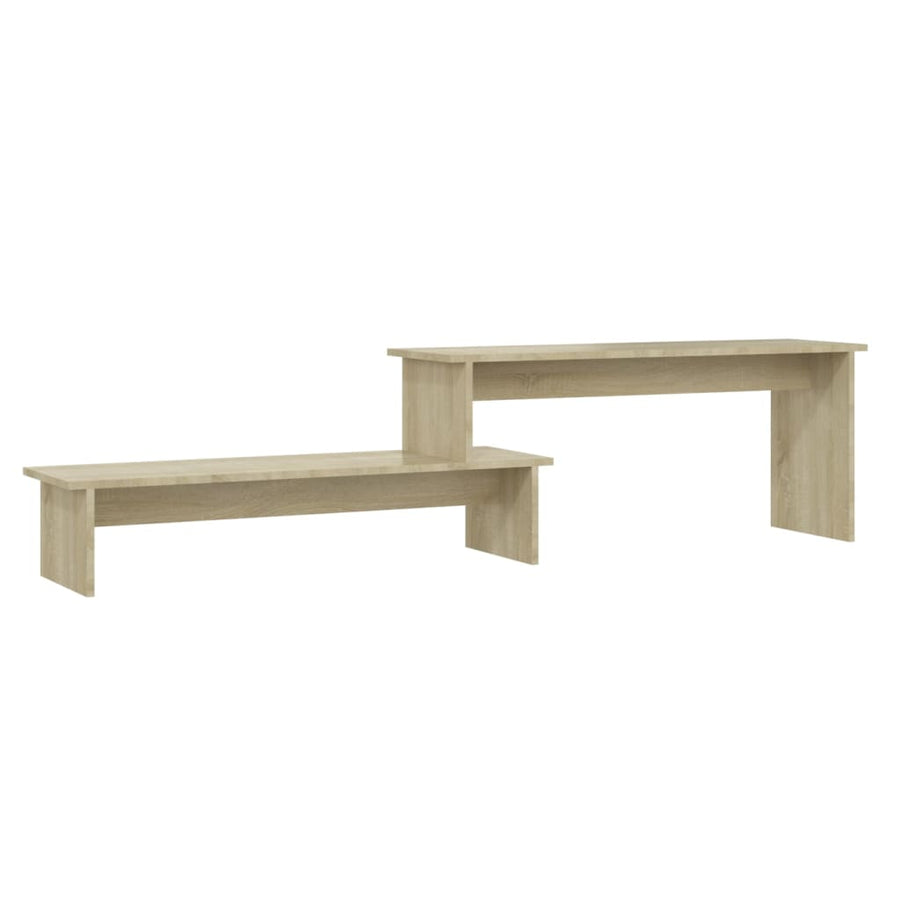Tv-meubel 180x30x43 cm bewerkt hout sonoma eikenkleurig