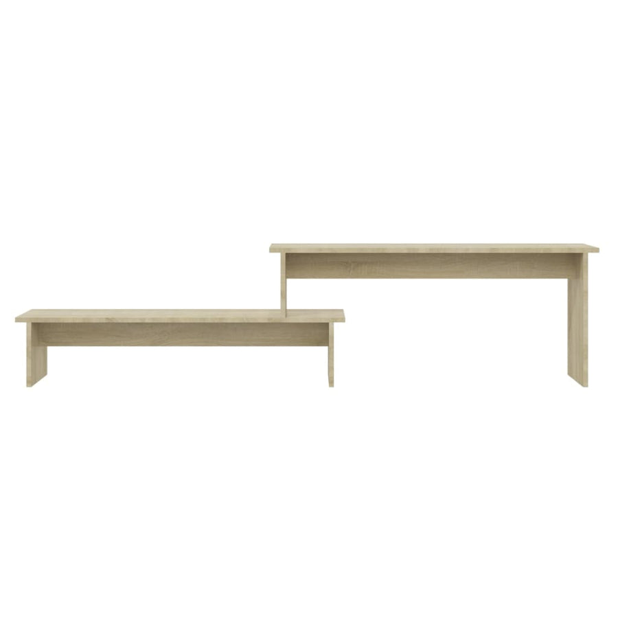 Tv-meubel 180x30x43 cm bewerkt hout sonoma eikenkleurig