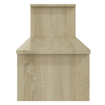 Tv-meubel 180x30x43 cm bewerkt hout sonoma eikenkleurig