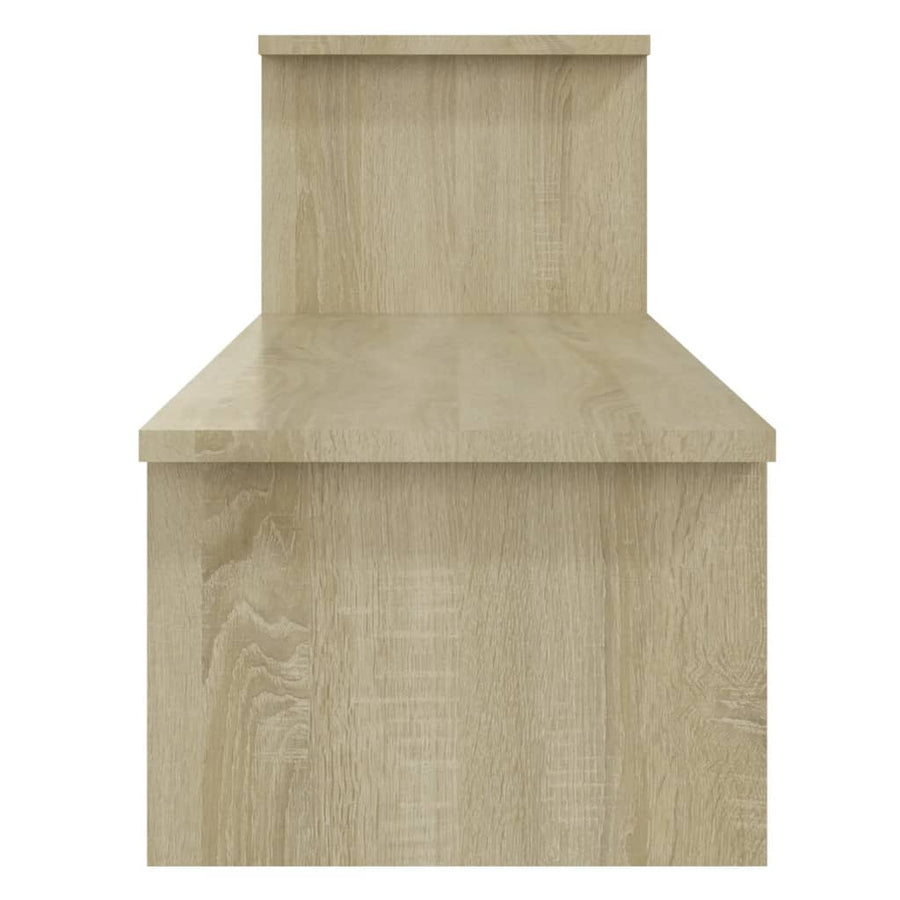 Tv-meubel 180x30x43 cm bewerkt hout sonoma eikenkleurig