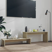 Tv-meubel 180x30x43 cm bewerkt hout sonoma eiken