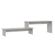 Tv-meubel 180x30x43 cm bewerkt hout betongrijs