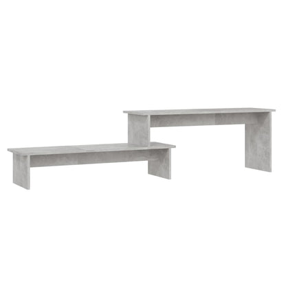 Tv-meubel 180x30x43 cm bewerkt hout betongrijs