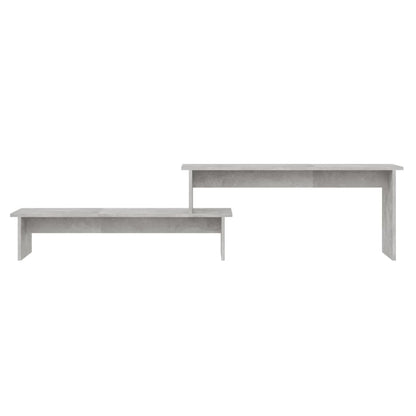 Tv-meubel 180x30x43 cm bewerkt hout betongrijs