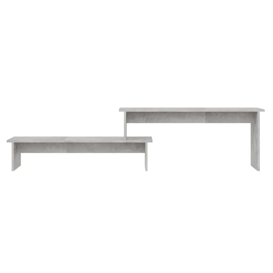Tv-meubel 180x30x43 cm bewerkt hout betongrijs