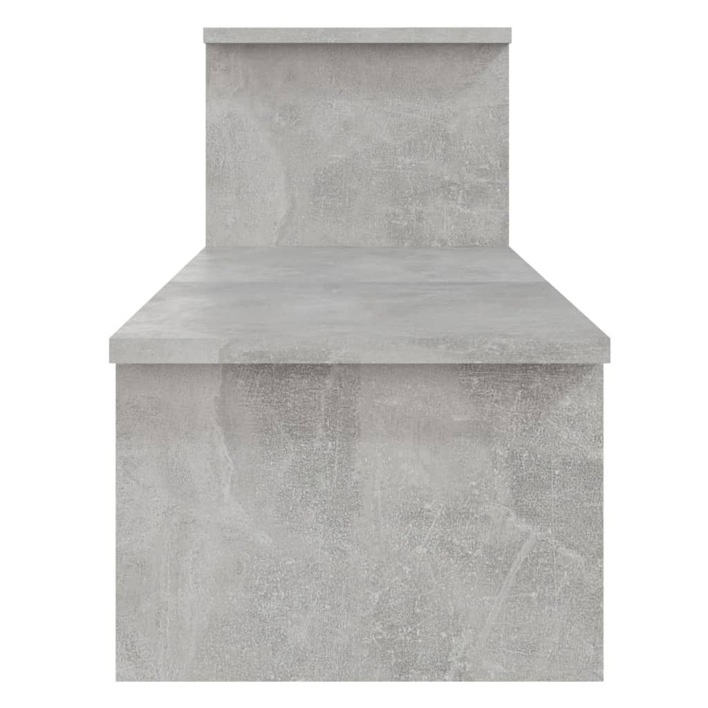 Tv-meubel 180x30x43 cm bewerkt hout betongrijs