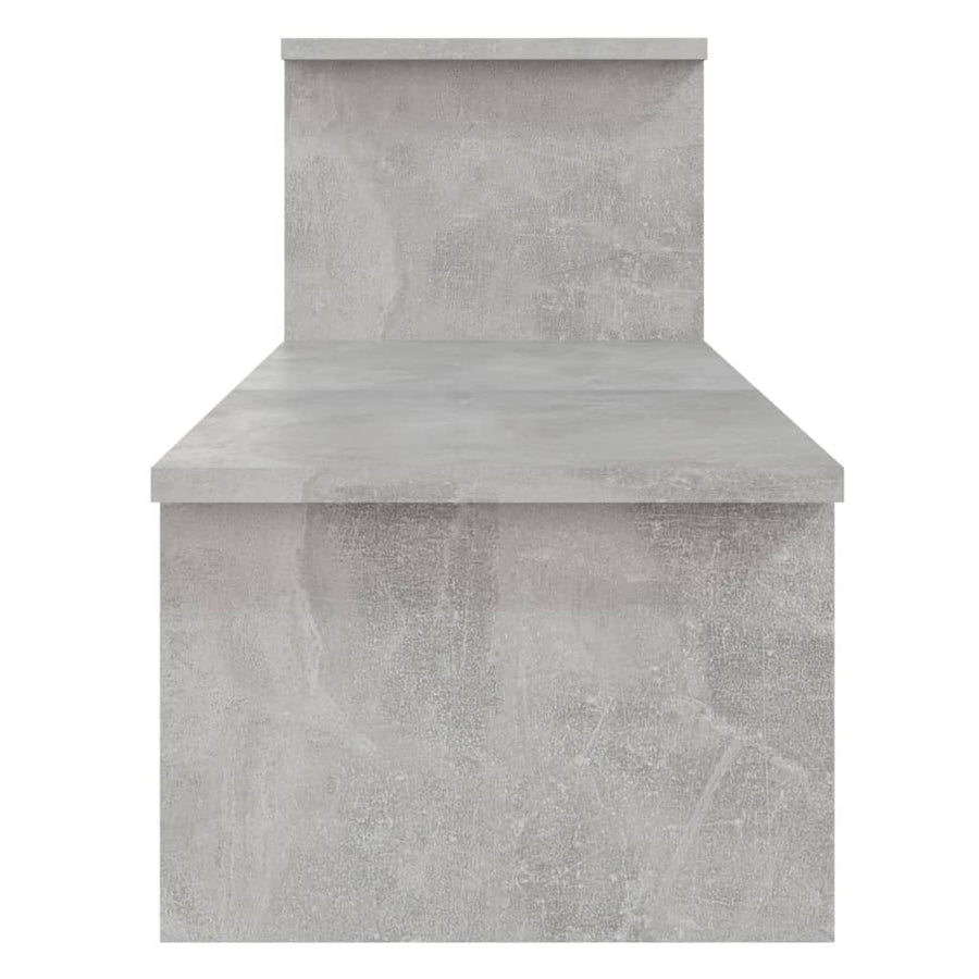 Tv-meubel 180x30x43 cm bewerkt hout betongrijs