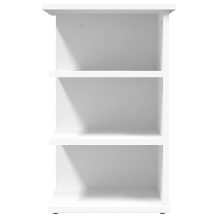 Bijzetkast 35X35X55 Cm Bewerkt Hout Wit