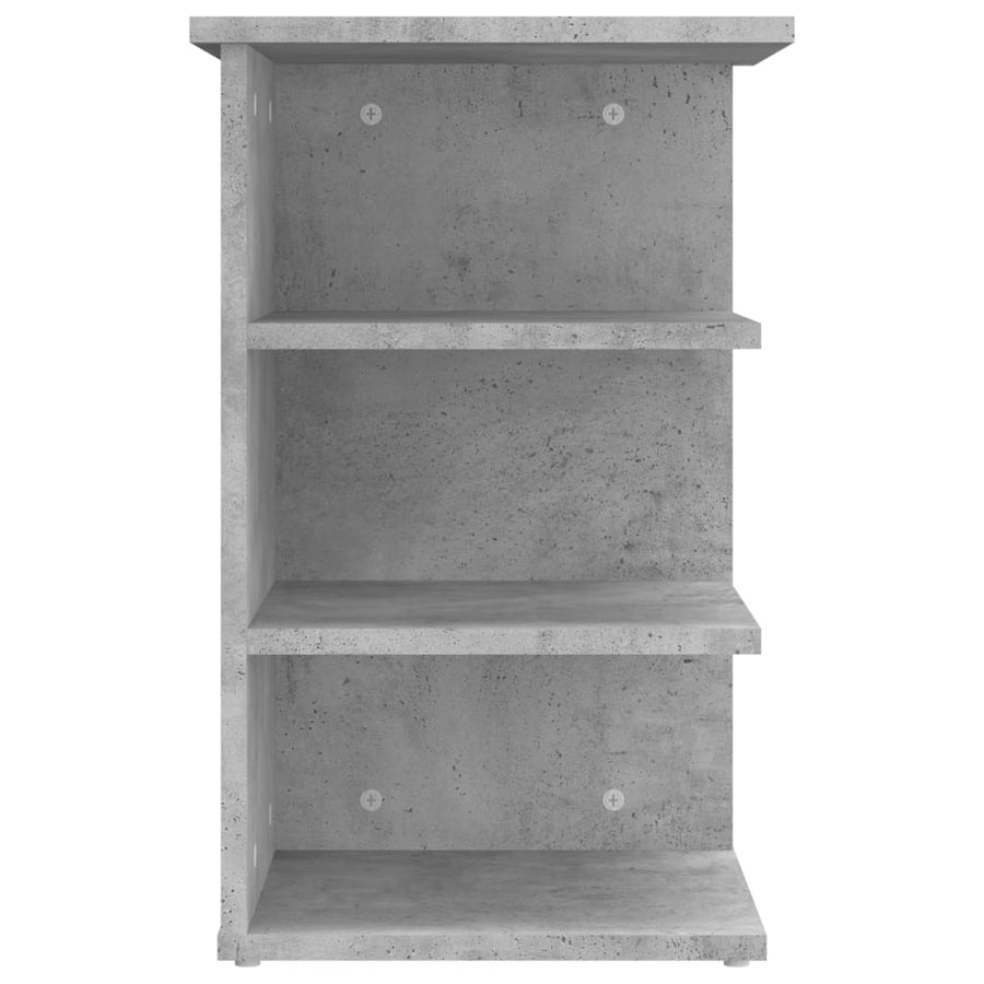 Bijzetkast 35X35X55 Cm Spaanplaat Betongrijs